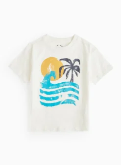 Beach Graphic Print T-Shirt 1-2 years