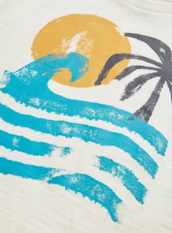Beach Graphic Print T-Shirt 1-2 years