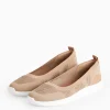 Beige Knitted Ballerina Shoes 6