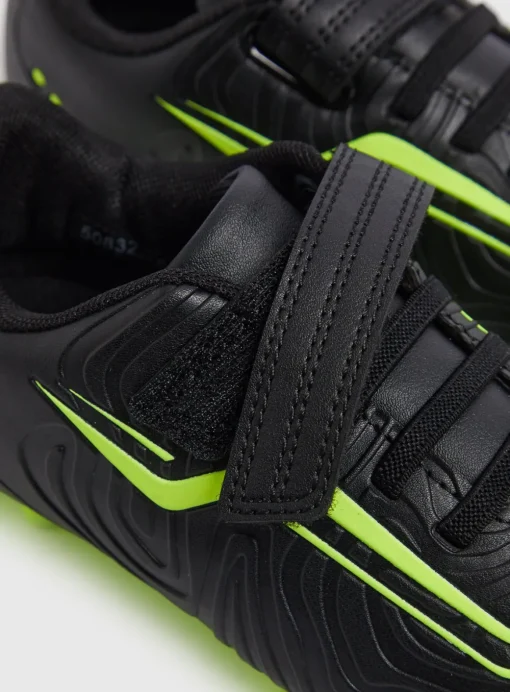 Black Contrast Neon Studded Football Boots 1