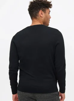 Black Core Crew Neck Jumper XL