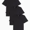 Black Core Short Sleeve T-Shirt 3 Pack M