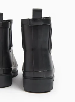 Black Fleece Lined Wellies 9 Infant