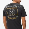 Black Graphic Yellowstone Print T-Shirt M