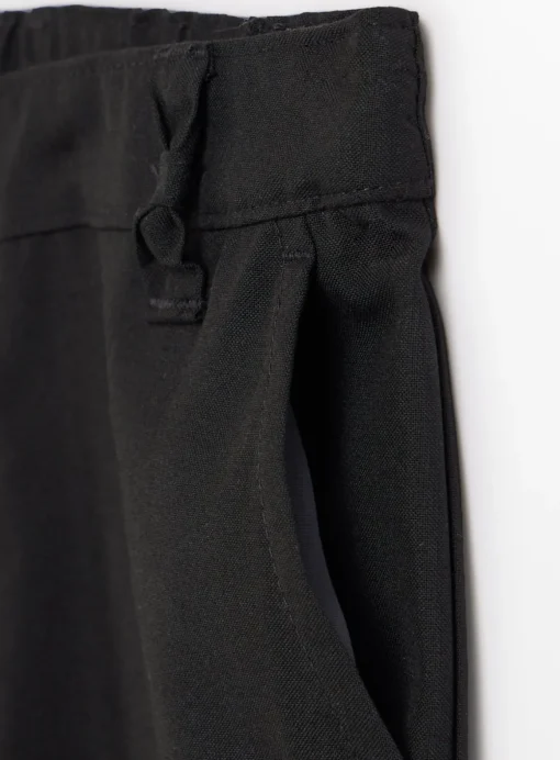 Black Longer Leg Reinforced Knee Trousers 11 years