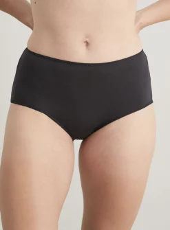 Black Midi Knickers 5 Pack - 12