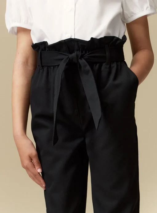 Black Paperbag Trousers 8 years