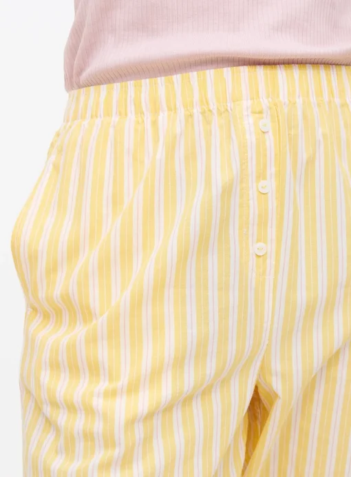 Blue & Yellow Striped Pyjama Bottoms 2 Pack 12
