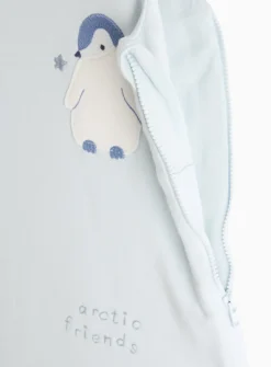 Blue Arctic Animal Print 2.5 Tog Sleeping Bag 6-12 months