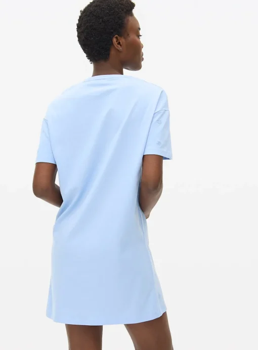 Blue Broderie Embroidered Nightdress L