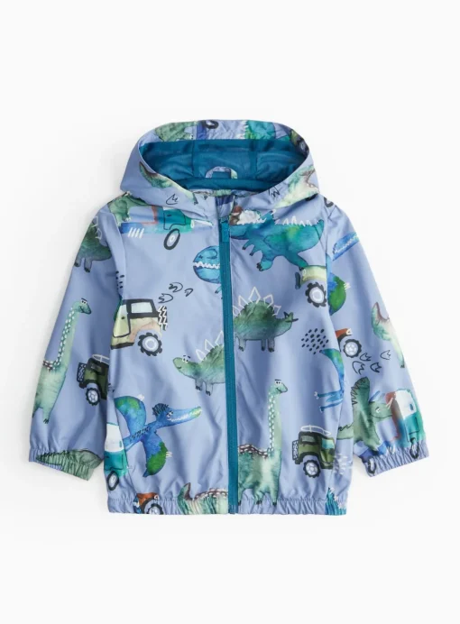 Blue Dino Animal Print Mac 1-2 years