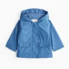 Blue Rubberised Mac 9-12 months