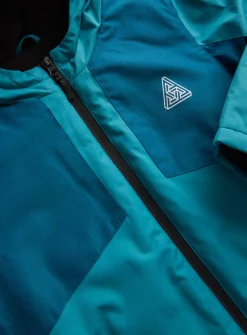 Blue Shower-Resistant Hooded Rain Coat 5-6 years