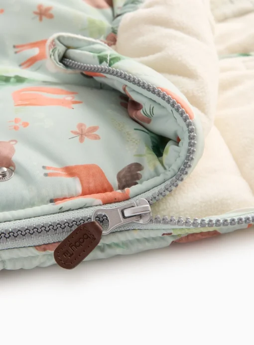Blue Woodland Animal Print Footmuff One Size