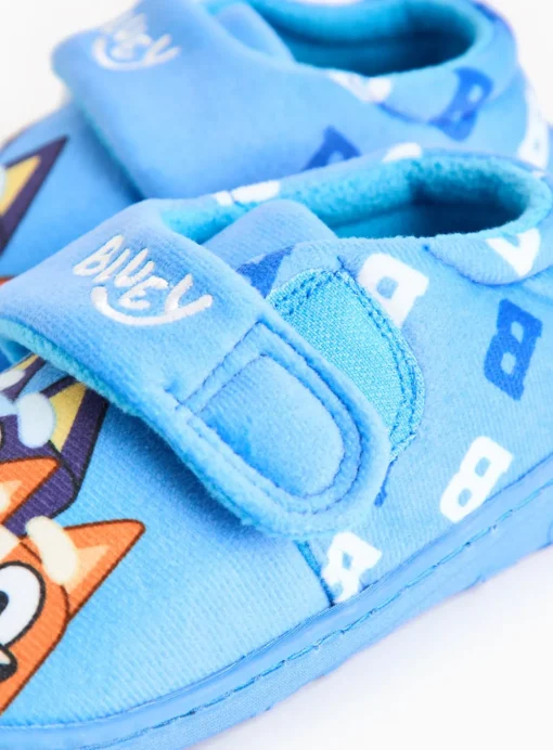 Bluey Blue Character Cupsole Slippers 6-7 Infant