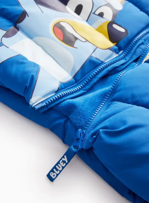 Bluey Character Print Puffer Jacket 1-2 years