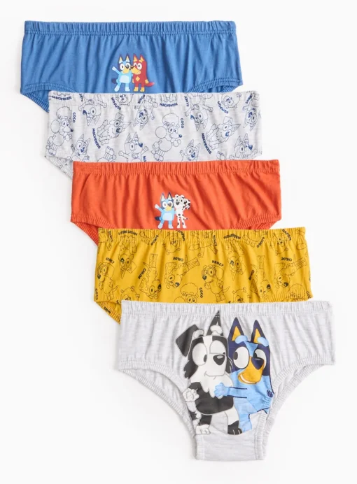 Bluey Character Printed Briefs 5 Pack 1.5-2 years
