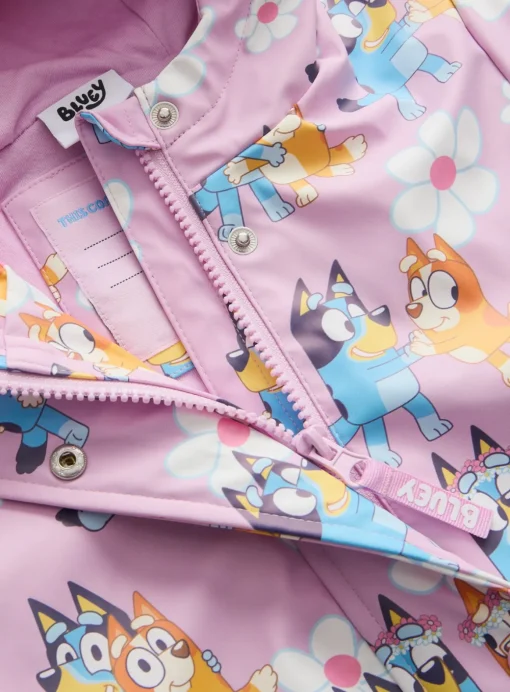 Bluey Lilac Character Print Mac 1-2 years