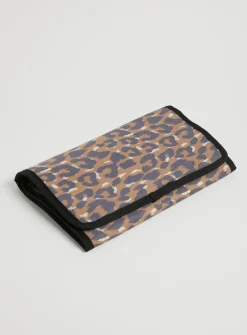 Brown Leopard Print Baby Changing Bag One Size