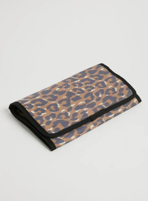 Brown Leopard Print Baby Changing Bag One Size