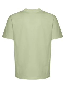 CASUAL FRIDAY Pale Green Embroidered T-Shirt L