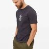Charcoal Kanagawa Wave Graphic T-Shirt M