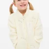 Cream Borg Fleece Jacket 1-2 years