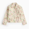 Cream Floral Print Denim Jacket 9-10 years