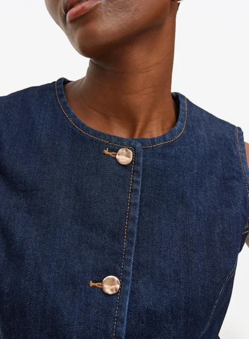 Dark Rinse Denim Co-ord Waistcoat 18