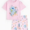 Disney Stitch Print Pink Pyjama Set 3-4 years