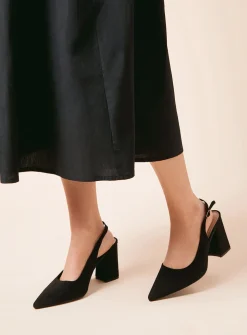 DOROTHY PERKINS Wide Fit Ellens Pointed Block Heel Slingback Court shoes 3