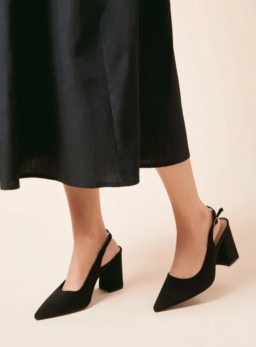 DOROTHY PERKINS Wide Fit Ellens Pointed Block Heel Slingback Court shoes 3