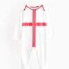 England Flag Long Sleeve Sleepsuit 3-6 months