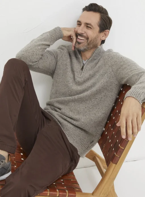 FATFACE Lambswool Half Neck Jumper S