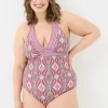 FATFACE Serena Detail Paisley Swimsuit 6