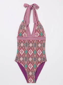 FATFACE Serena Detail Paisley Swimsuit 6