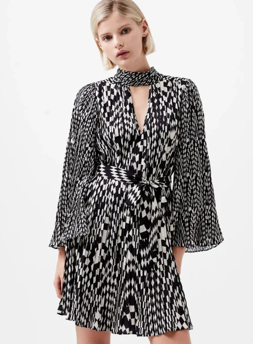 FRENCH CONNECTION Fern Arie Pleated Ella Dress 6