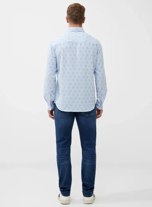 FRENCH CONNECTION Long Sleeve Tonal Check Shirt XL