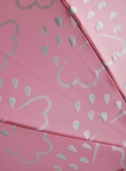 GRASS & AIR Little Kids Colour Revealing Kids Umbrella In Pink One Size