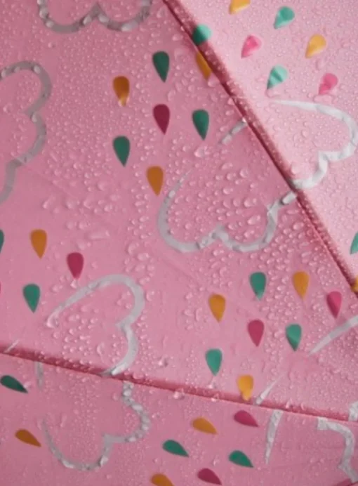 GRASS & AIR Little Kids Colour Revealing Kids Umbrella In Pink One Size