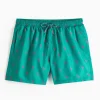 Green & Pink Flamingo Print Swim Shorts S