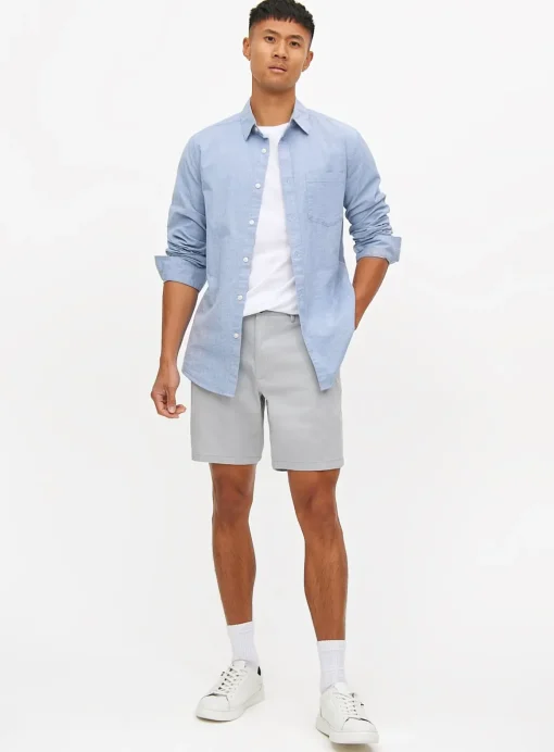 Grey Classic Chino Shorts 44