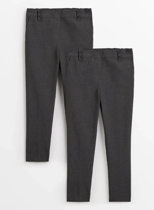 Grey Dress With Ease Reinforced Trousers 2 Pack 4 years