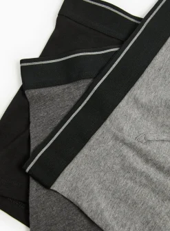 Grey Marl & Black Trunks 5 Pack XL