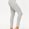Grey Pointelle Maximum-Warmth Thermal Leggings M