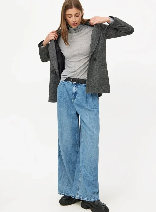 Grey Roll Neck Long Sleeve Top 16