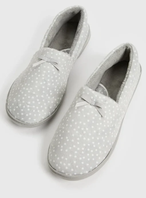 Grey Spot Full Slippers With Arch Support 5