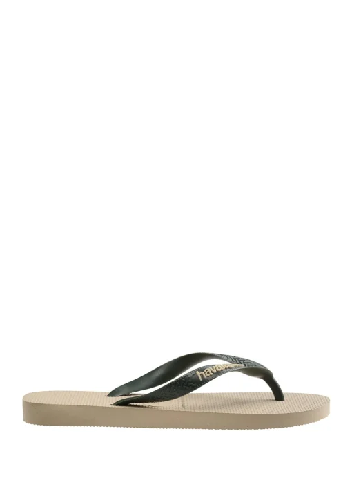 HAVAIANAS Top Logo Pop Up Flip Flops Cream 41/42