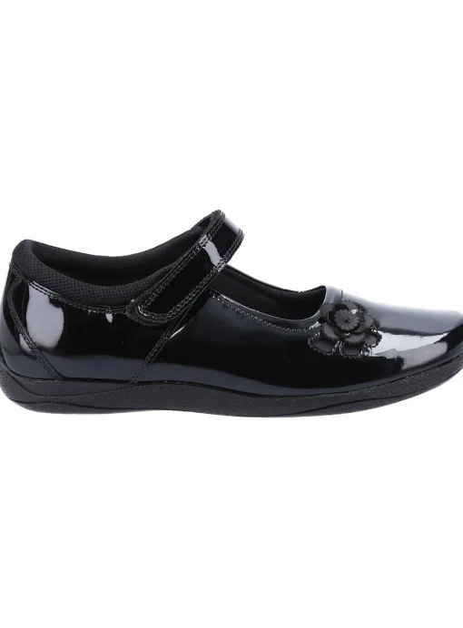 HUSH PUPPIES Jessica Senior Patent School Shoe 4
