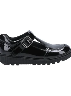 HUSH PUPPIES Kerry Junior Patent School Shoe 11 Infant